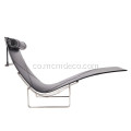 Chaise longue Poul Kjarholm PK24 in pelle